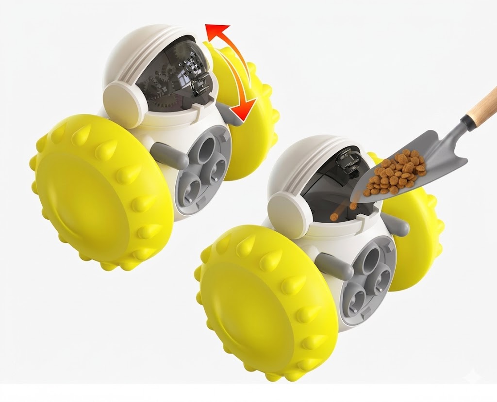 Robot Dispensador de Comida para Mascotas