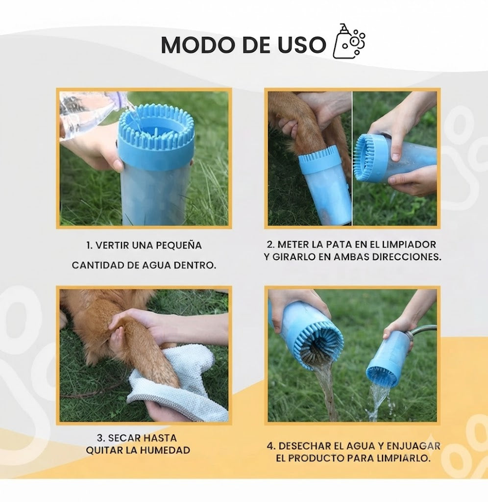 Limpiador de Patas Para Mascotas