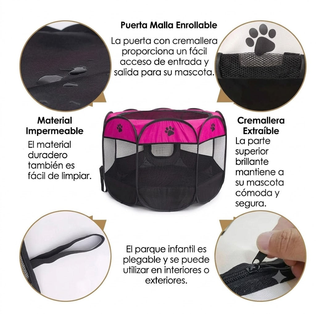 Corral Plegable para Mascotas