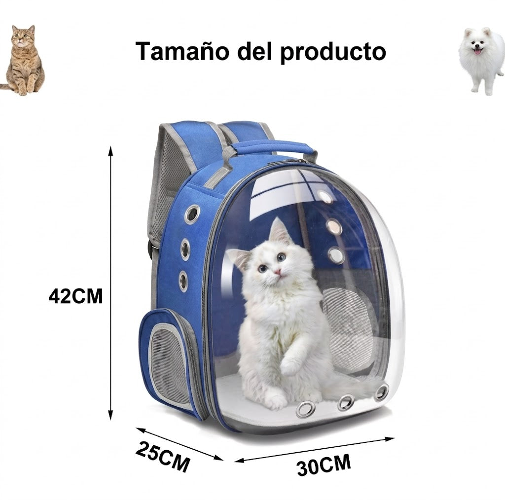 Mochila Cápsula Espacial para Mascotas