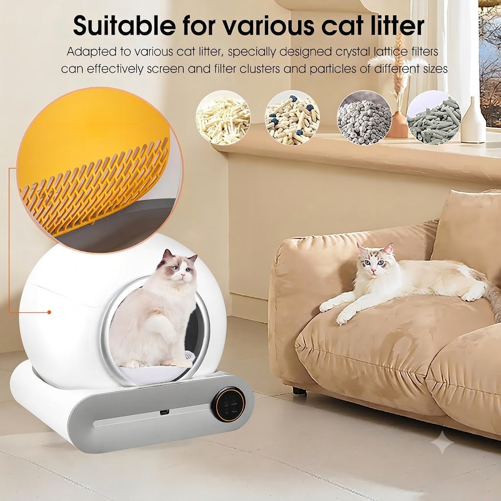 Arenero Automático Inteligente para Gatos – Nueva Generación 2025