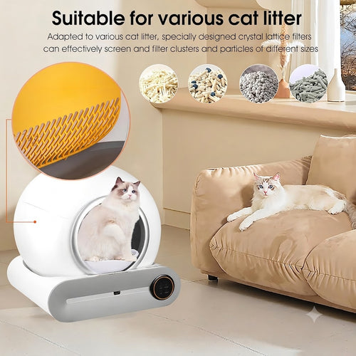 Arenero Automático Inteligente para Gatos – Nueva Generación 2025